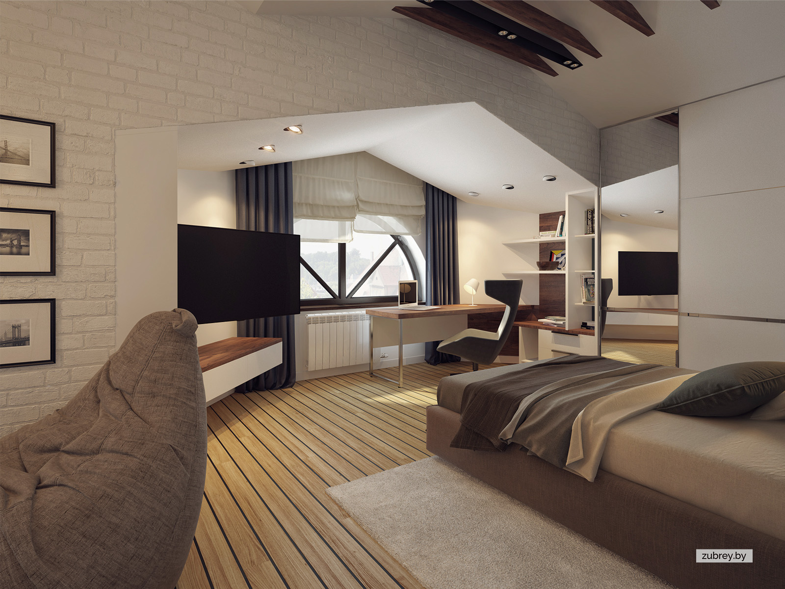 Детская мальчика 12 лет, 3 этаж 