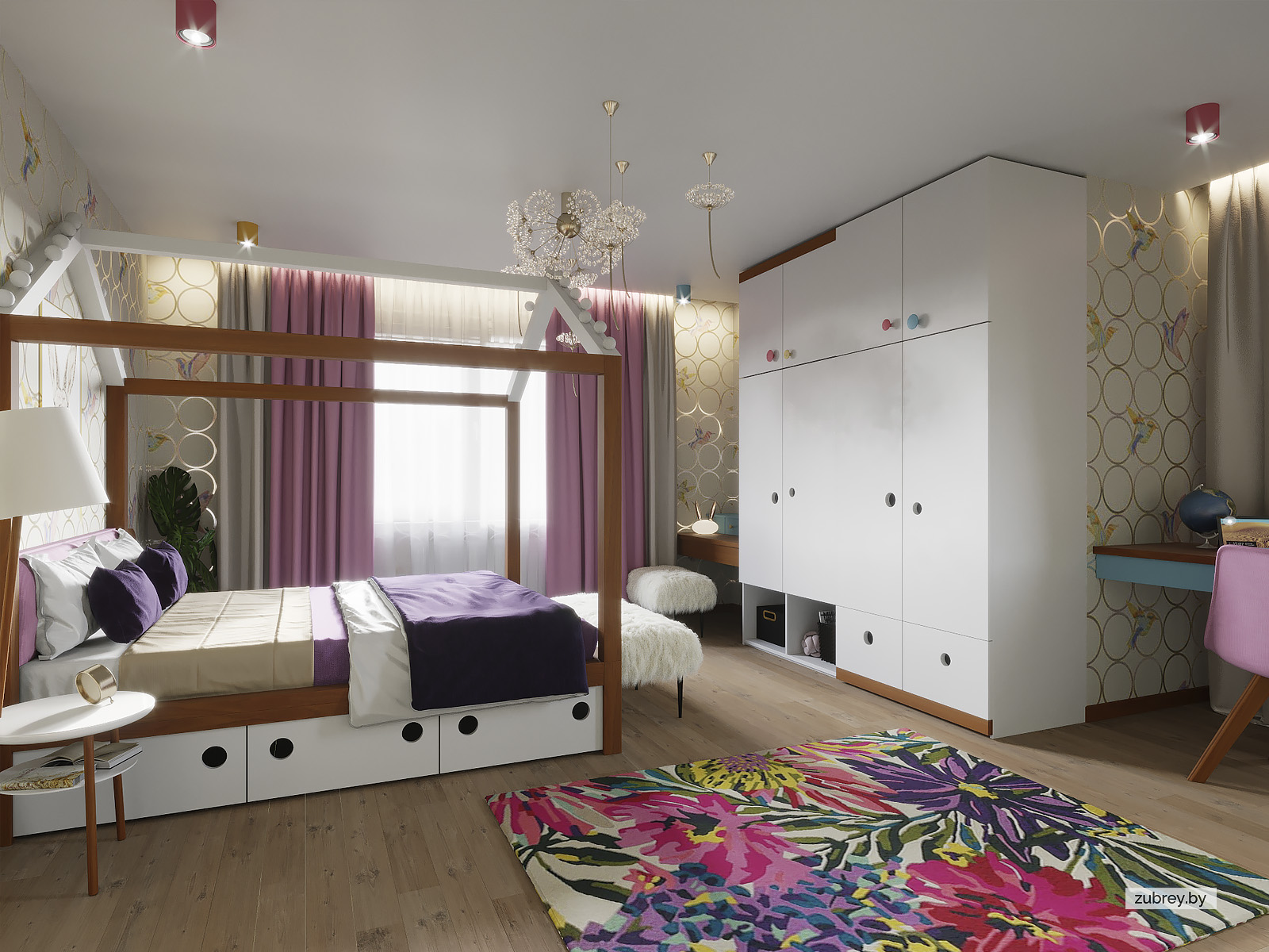 Комната девочки, 2 этаж