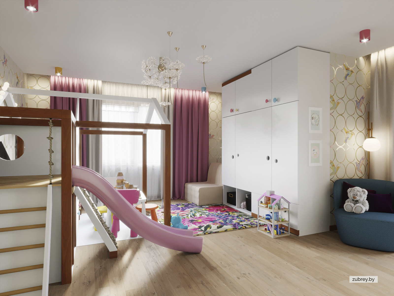 Комната девочки, 2 этаж