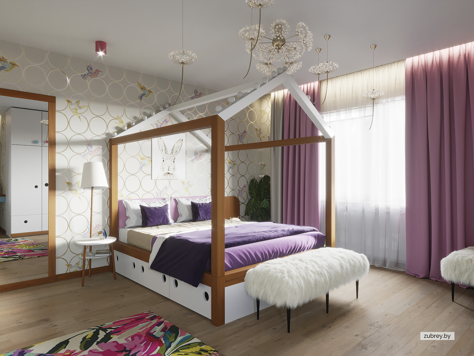 Комната девочки, 2 этаж