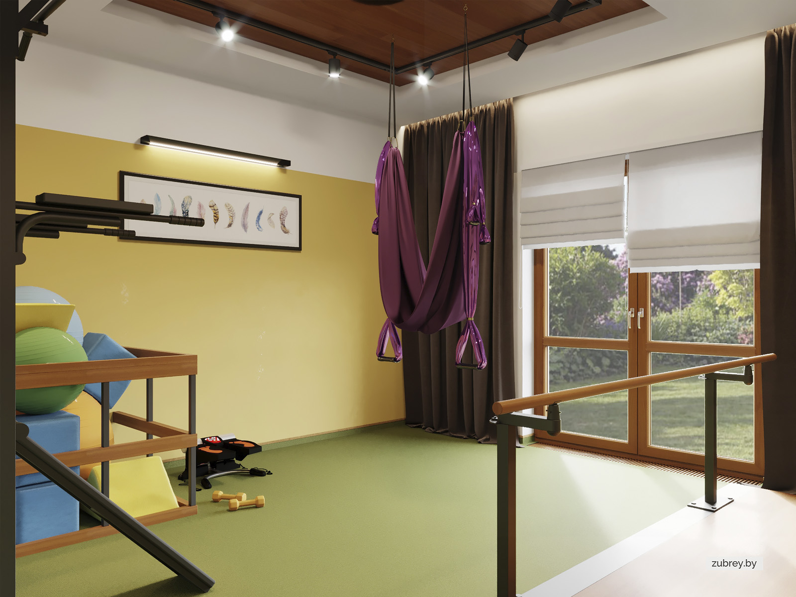 Комната для гимнастики, 1 этаж