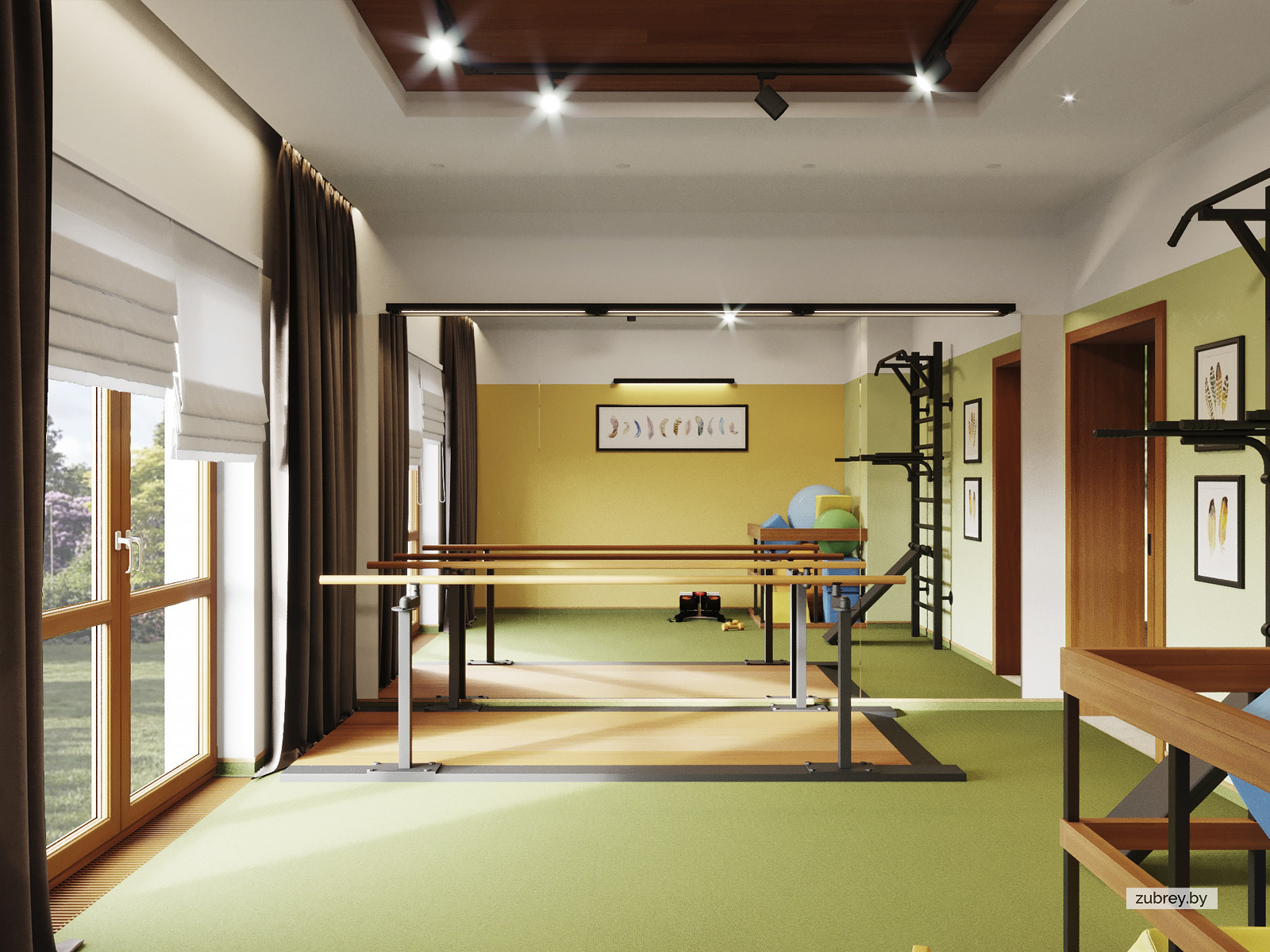 Комната для гимнастики, 1 этаж