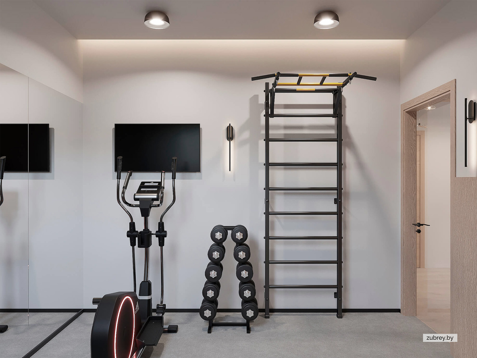 Тренажёрная комната, 2 этаж 