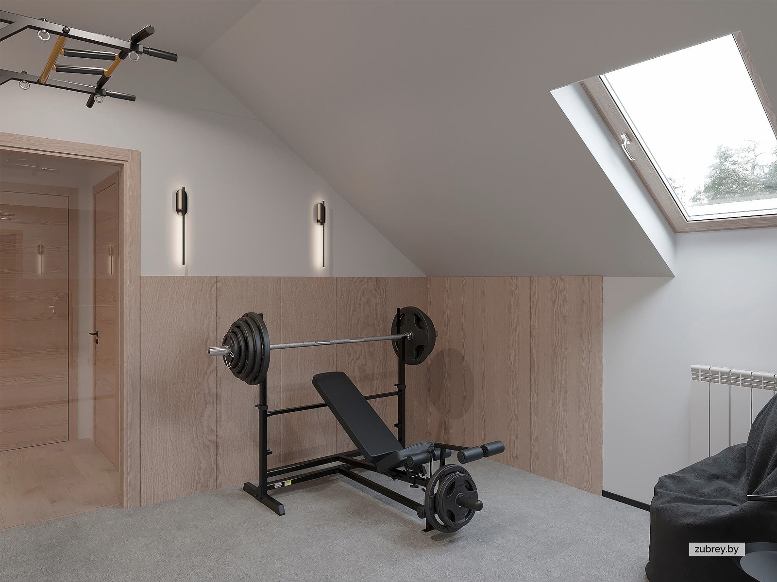 Тренажёрная комната, 2 этаж 