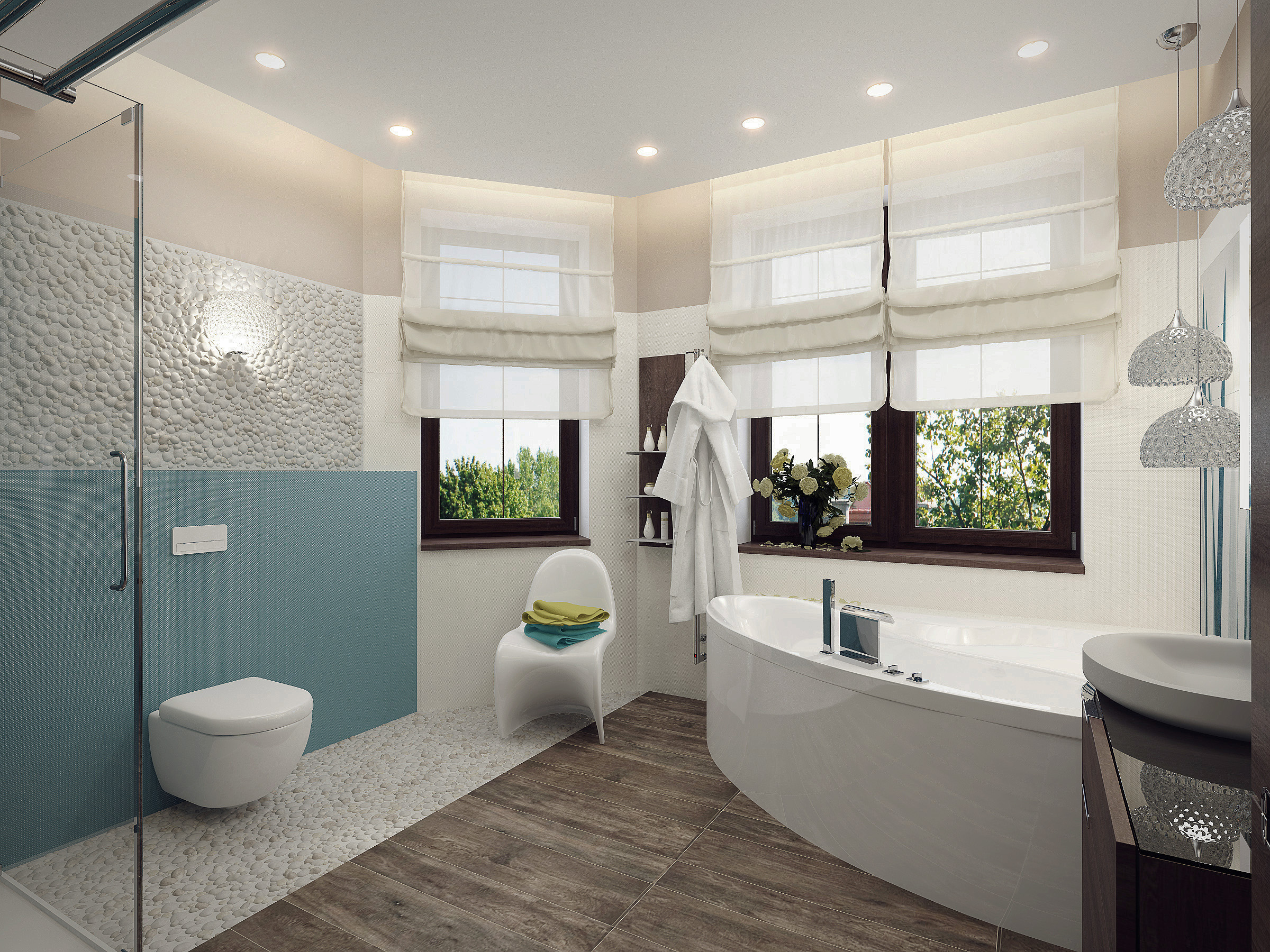 Ванная, 2 этаж 