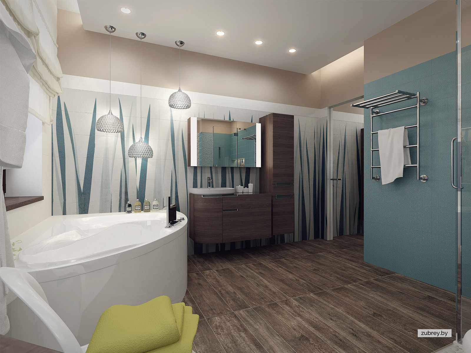 Ванная, 2 этаж 