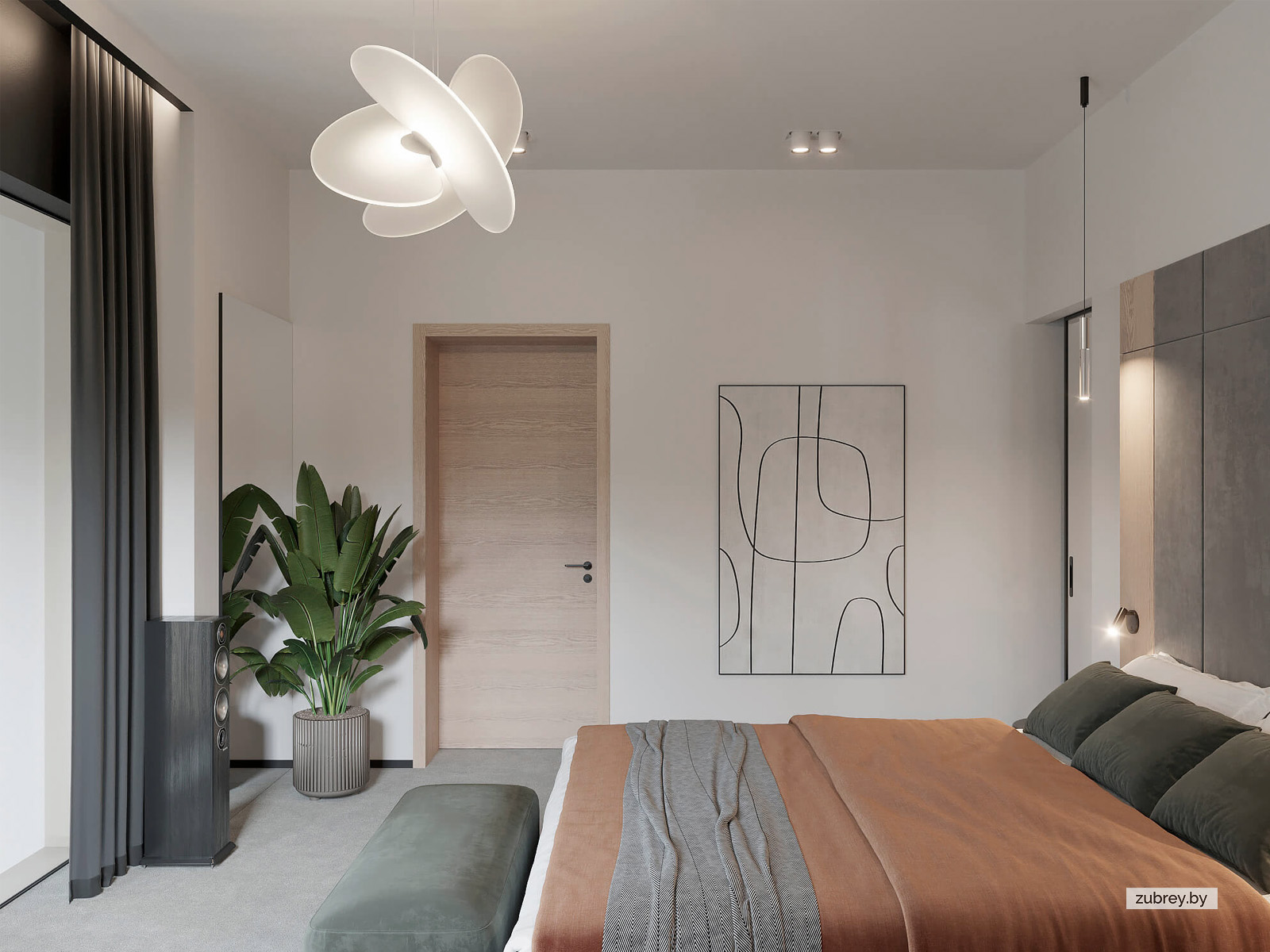 Хозяйская спальня, 2 этаж 