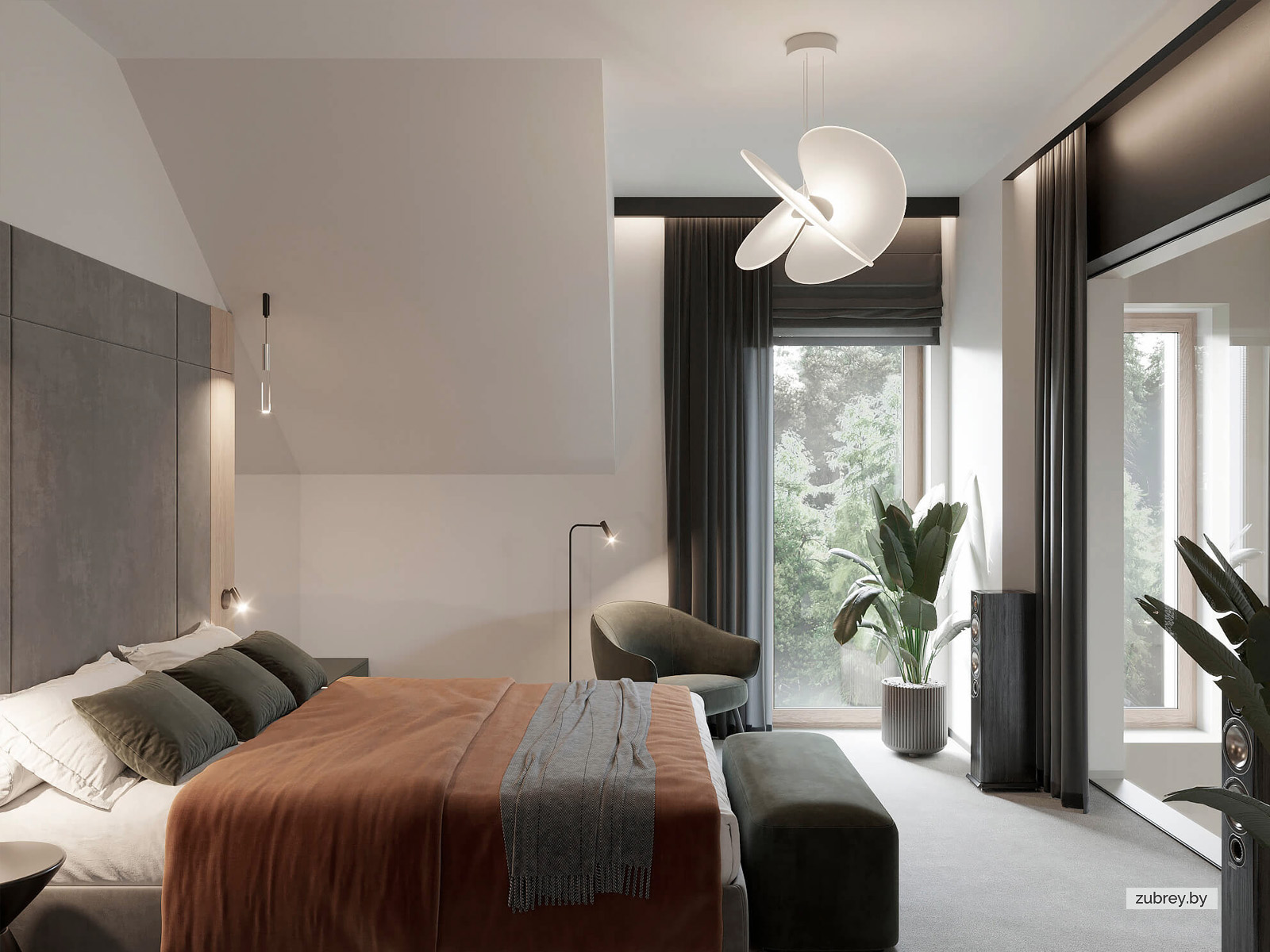 Хозяйская спальня, 2 этаж 