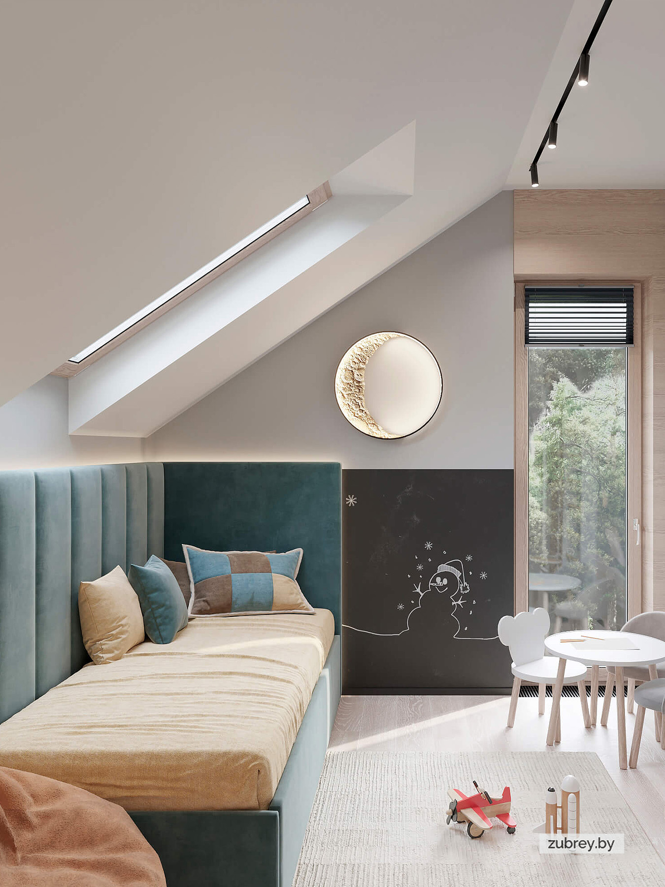 Комната мальчика 3+ лет, 2 этаж 