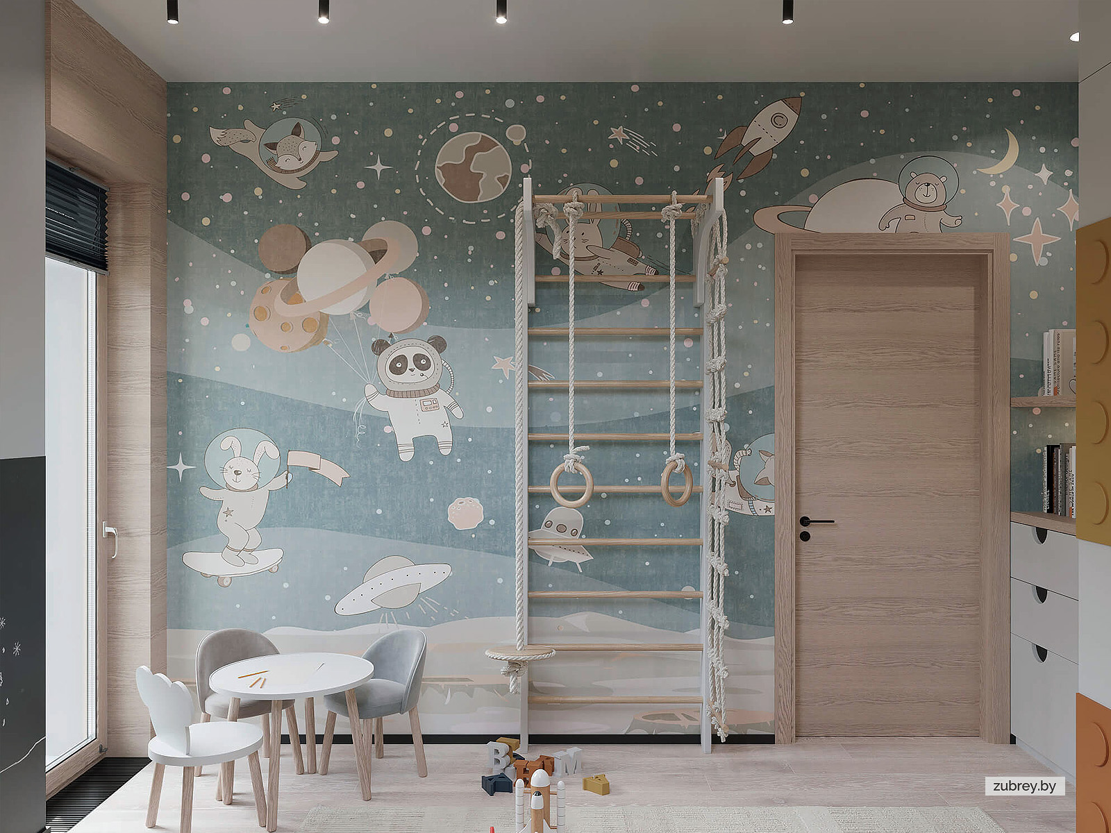 Комната мальчика 3+ лет, 2 этаж 