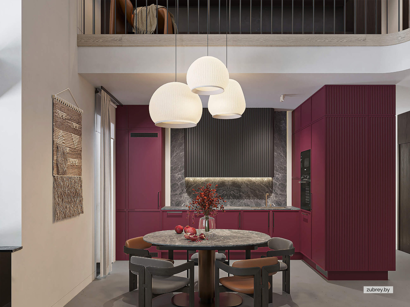 Гостиная-кухня