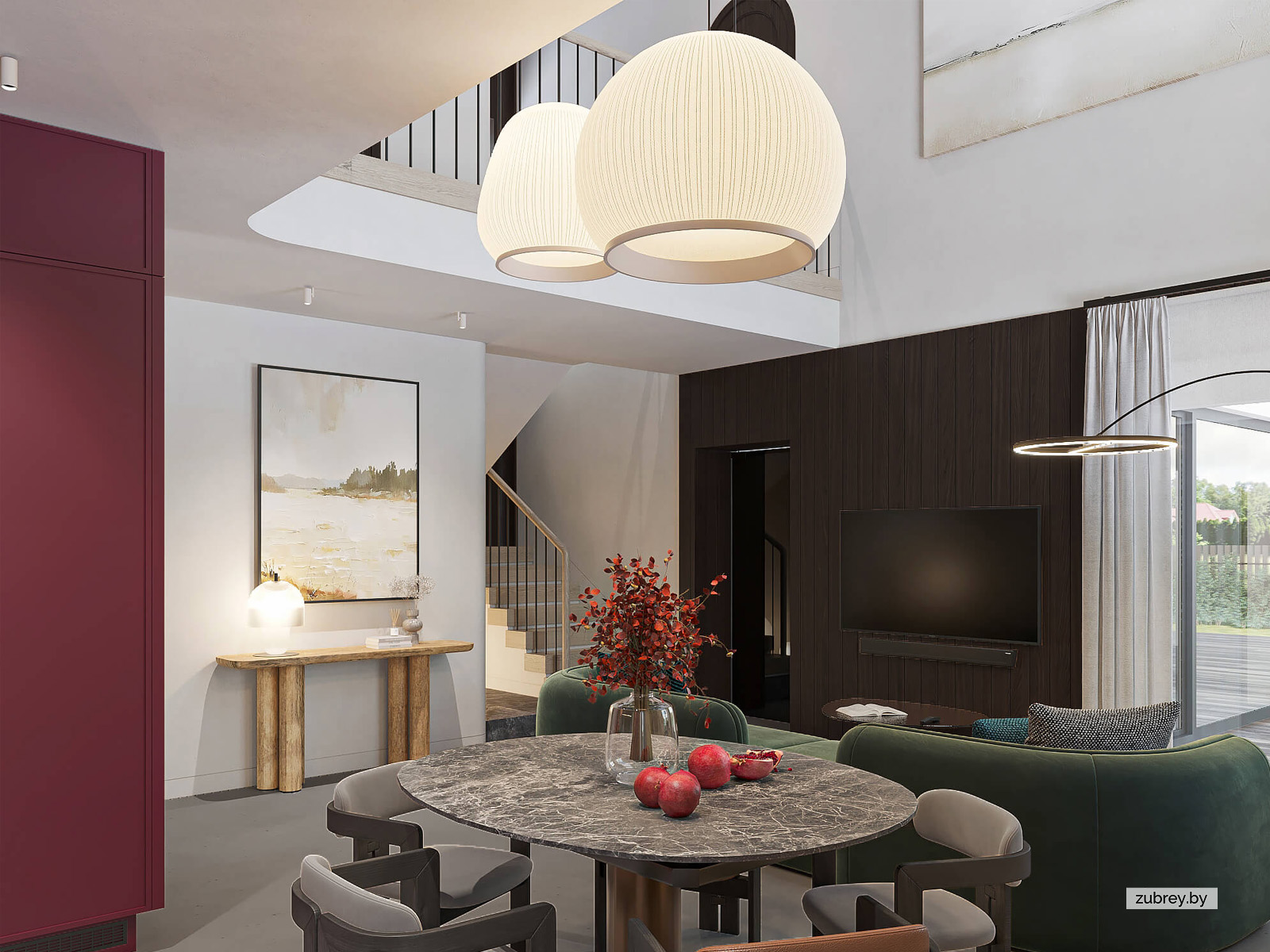 Гостиная-кухня