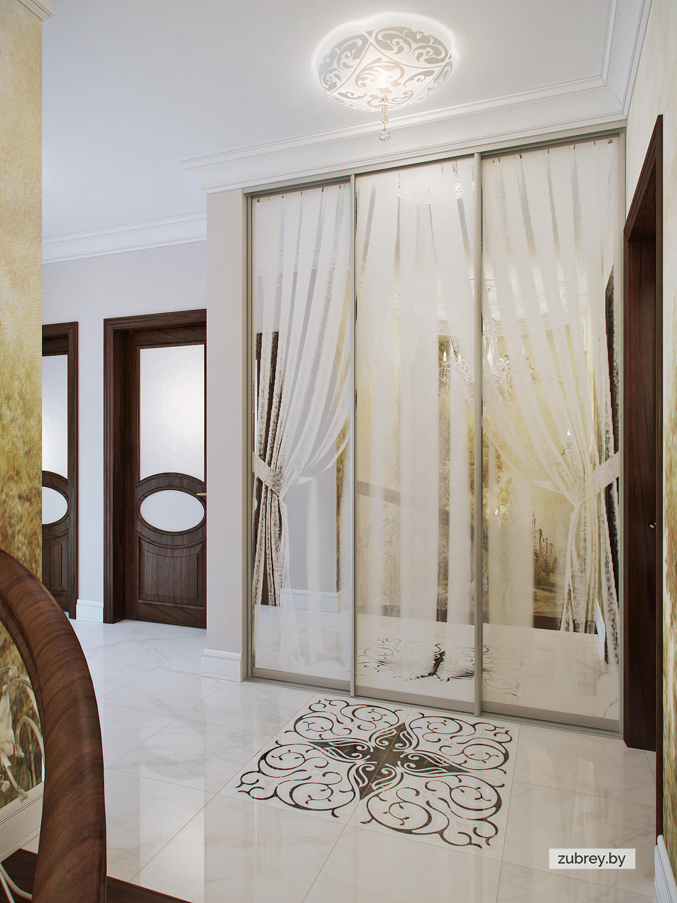 Лестница, коридор, 1 этаж