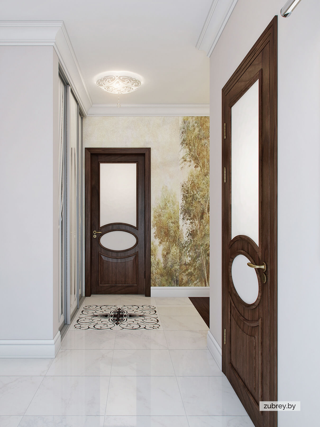 Лестница, коридор, 1 этаж