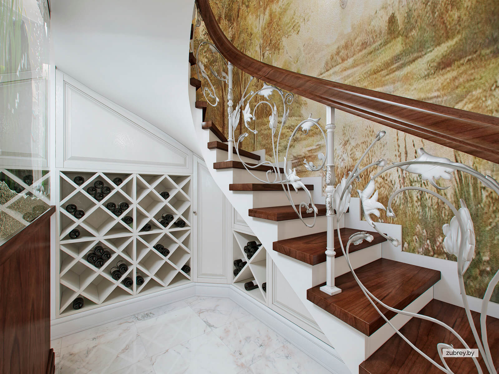 Лестница, коридор, 1 этаж