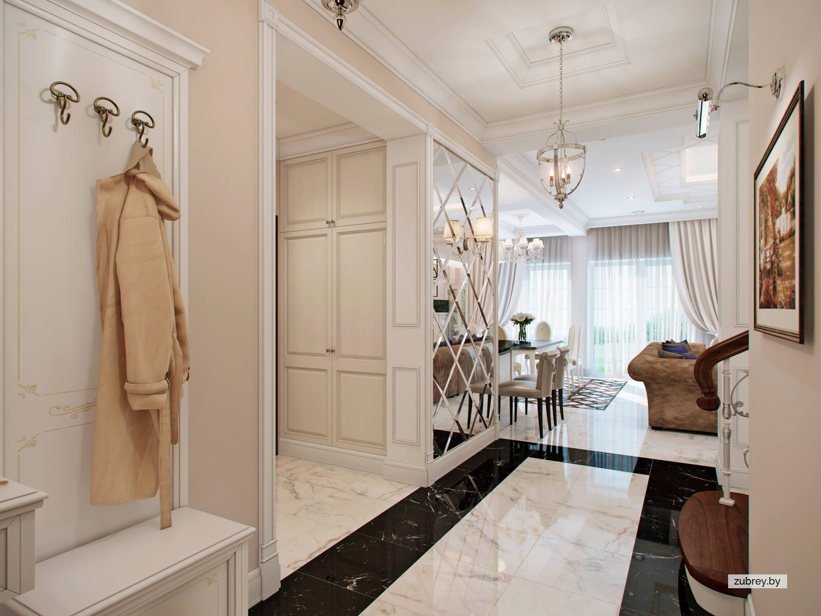 Кухня-гостиная, 1 этаж