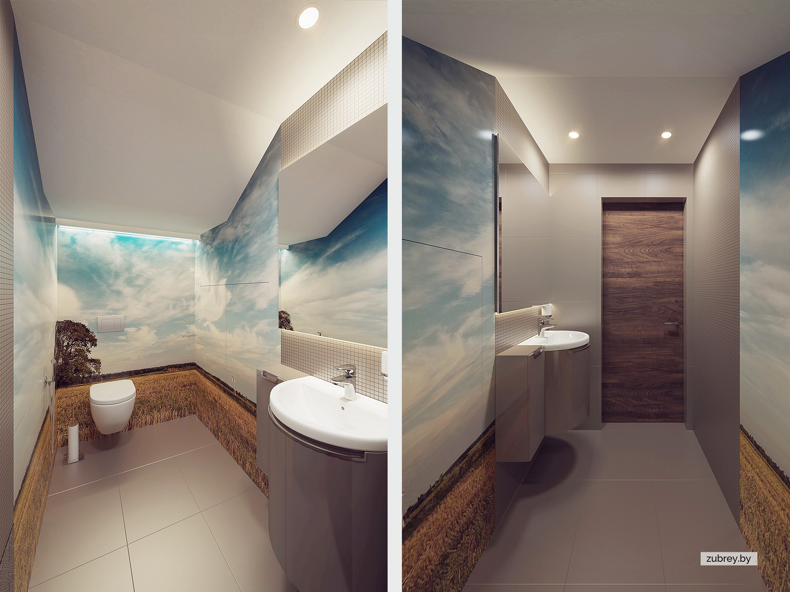 Гостевой с-узел, 1 этаж 