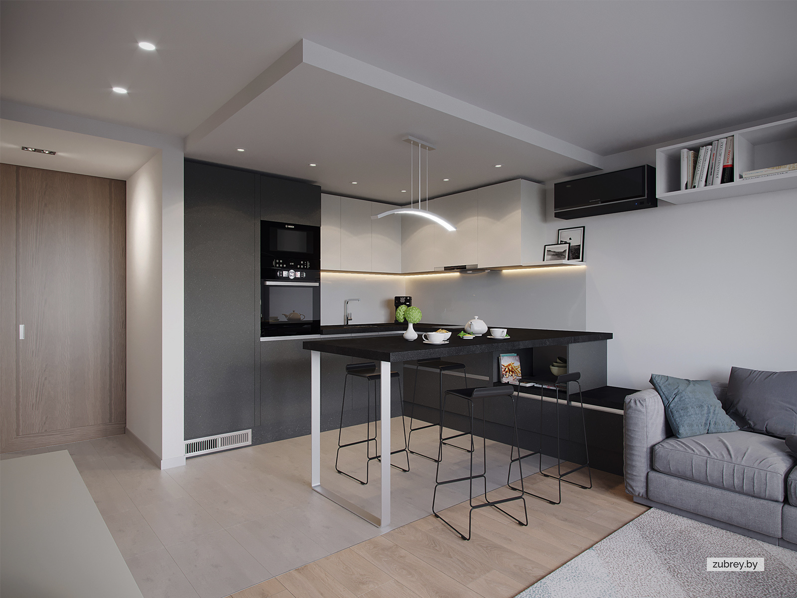 Кухня-гостиная