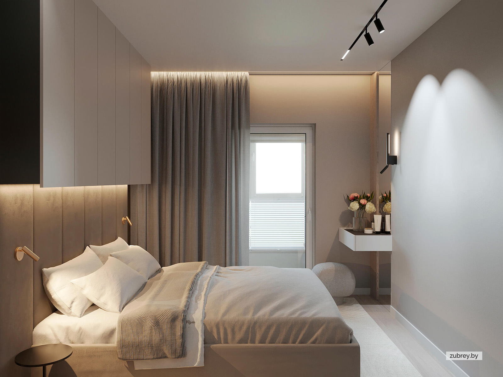 Спальня, лоджия