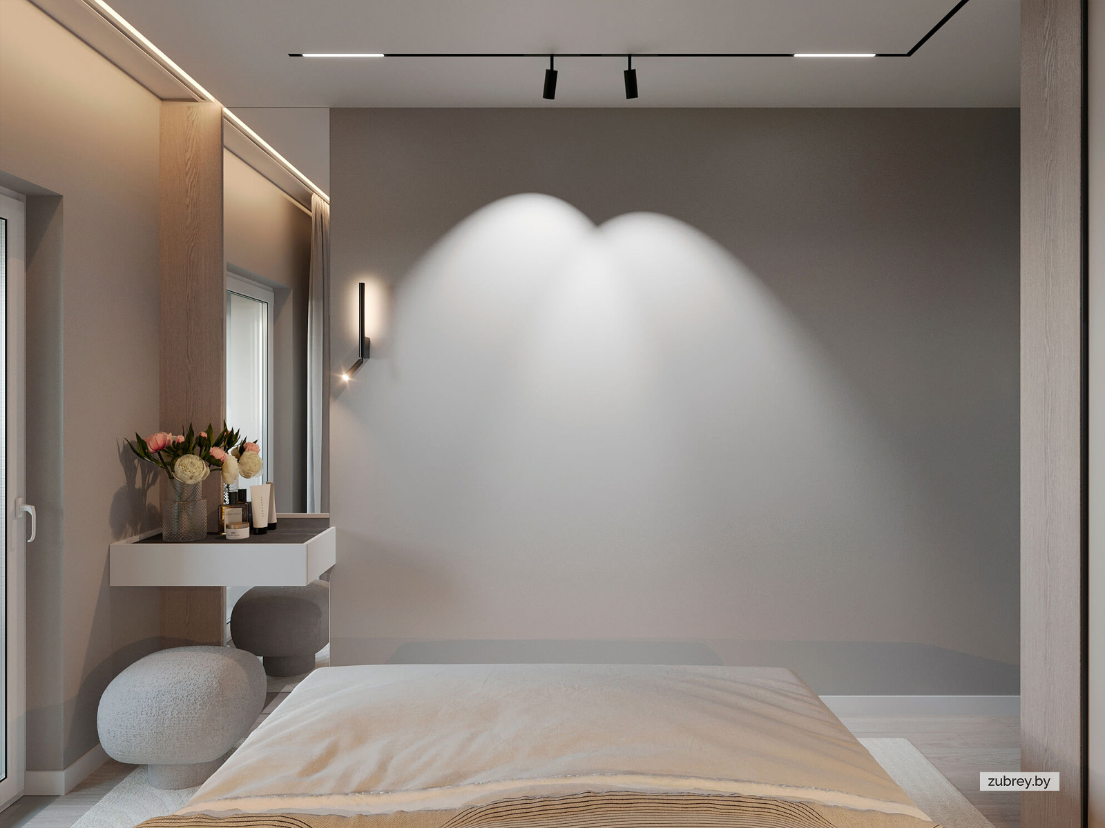 Спальня, лоджия