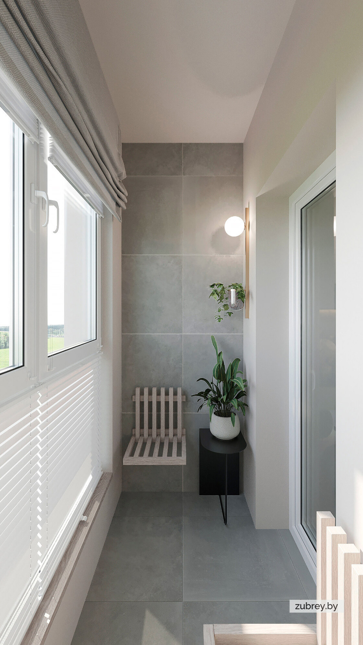 Спальня, лоджия