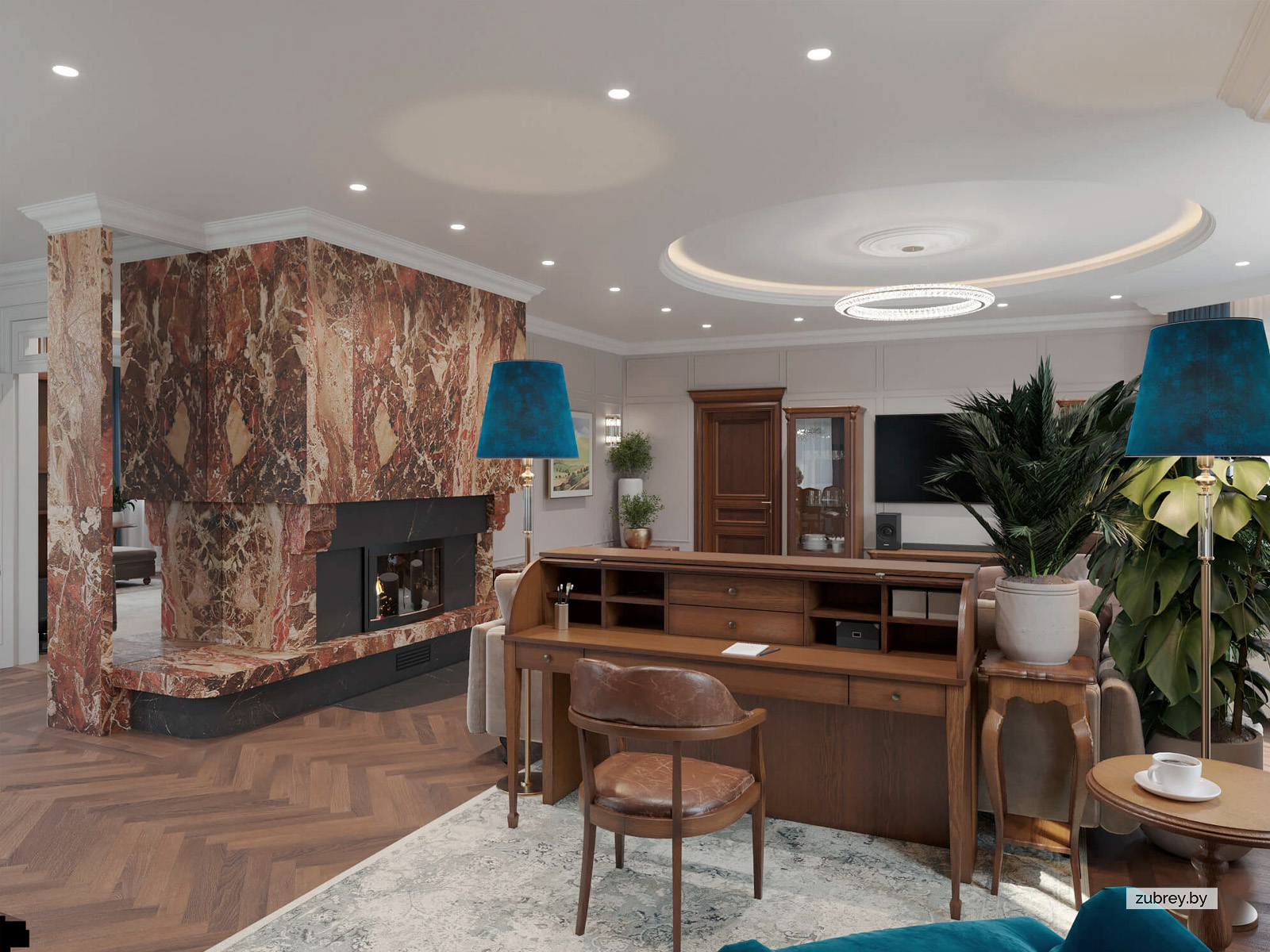 Гостиная, столовая зона