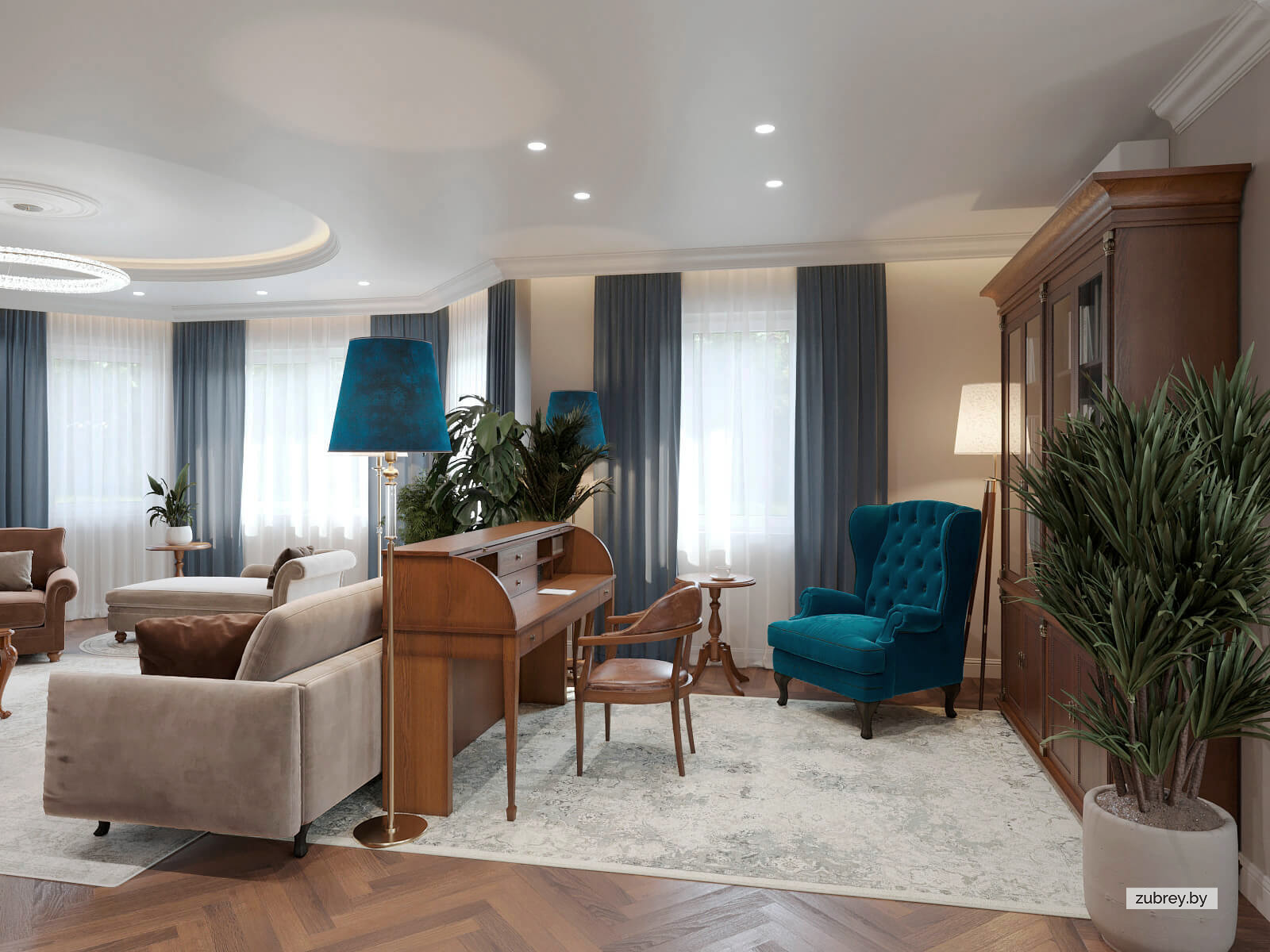 Гостиная, столовая зона