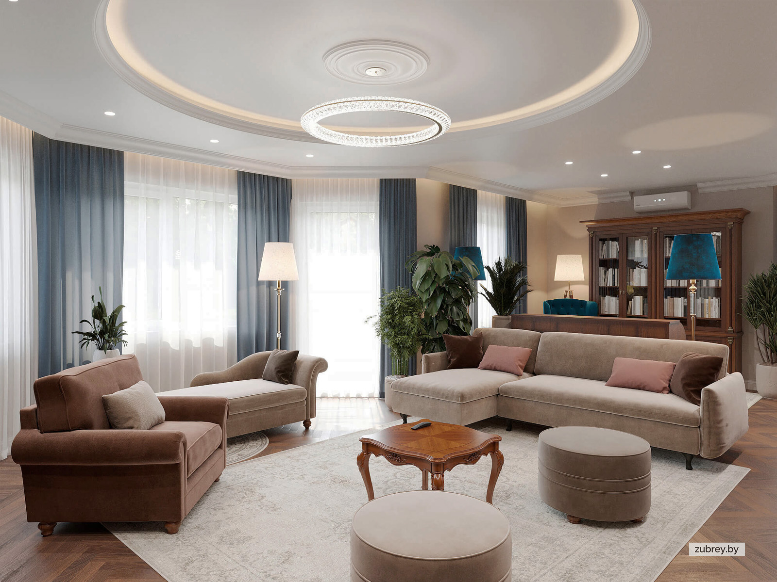 Гостиная, столовая зона