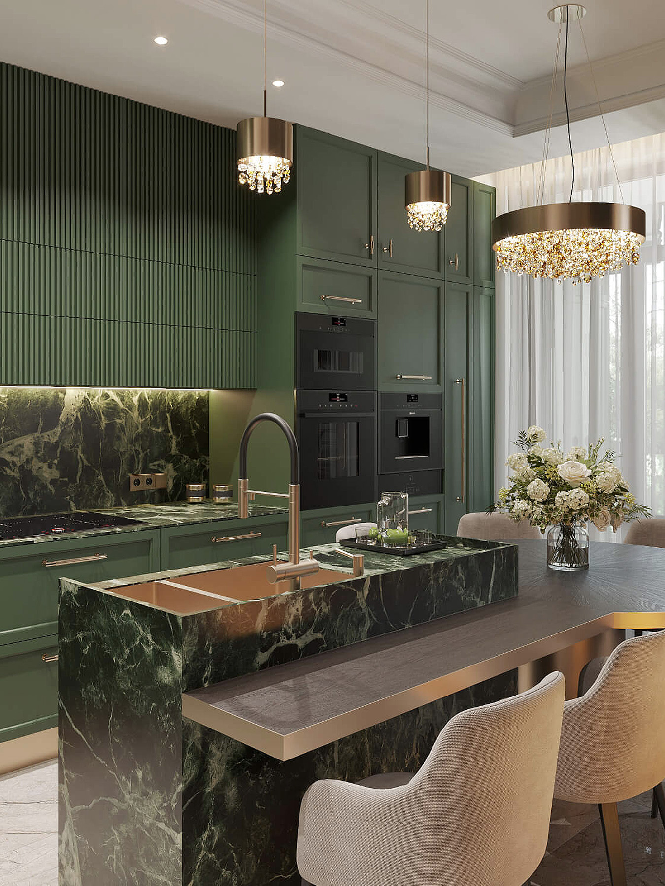 Квартира 135 м2,  <br>ЖК Олимпик Парк<br> #DZ_Oly