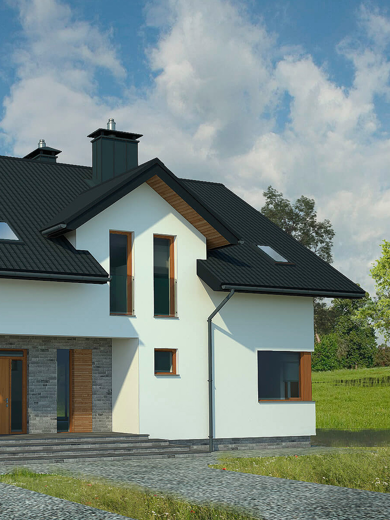 Проект дома Густат, 217 м2