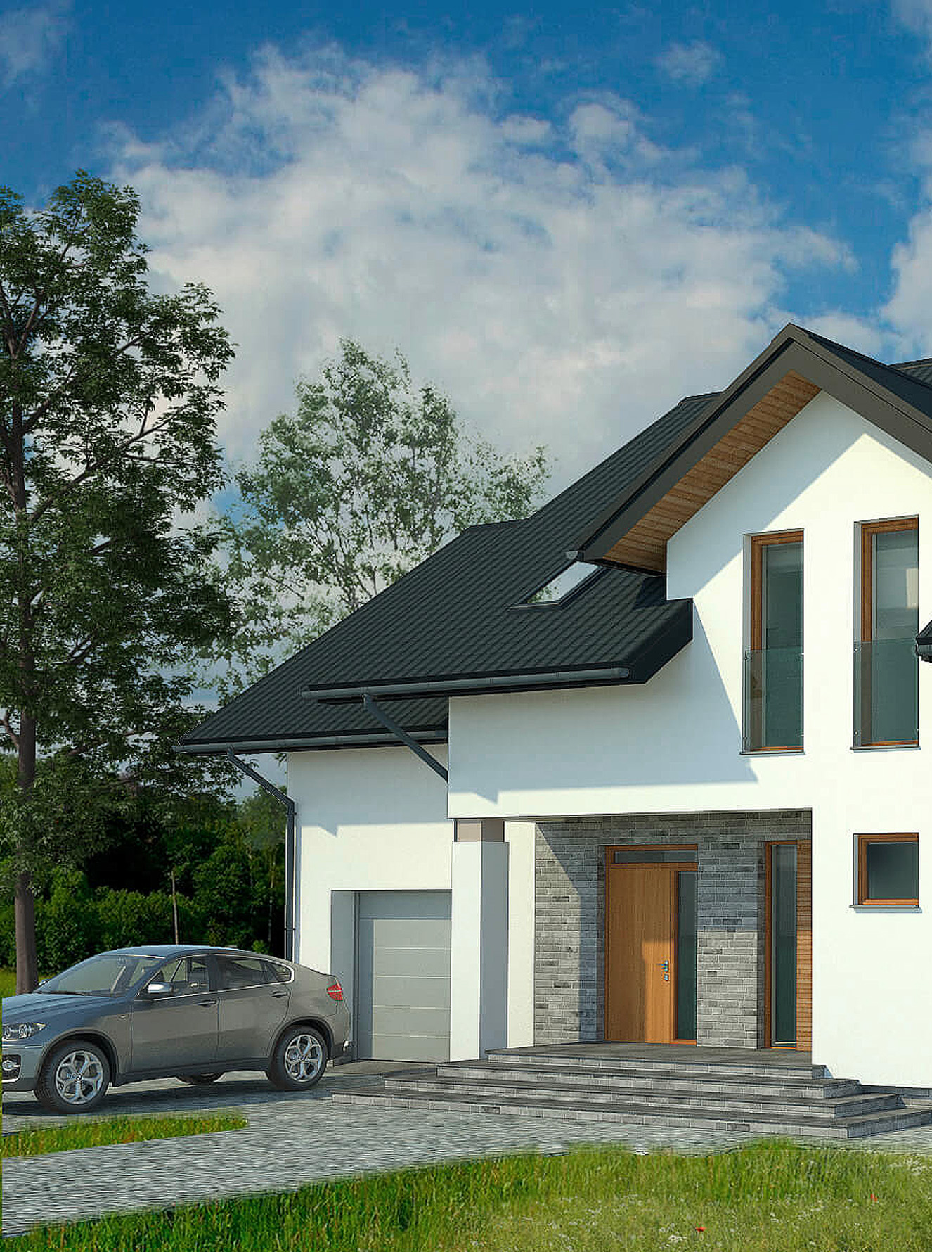 Проект дома Густат, 217 м2