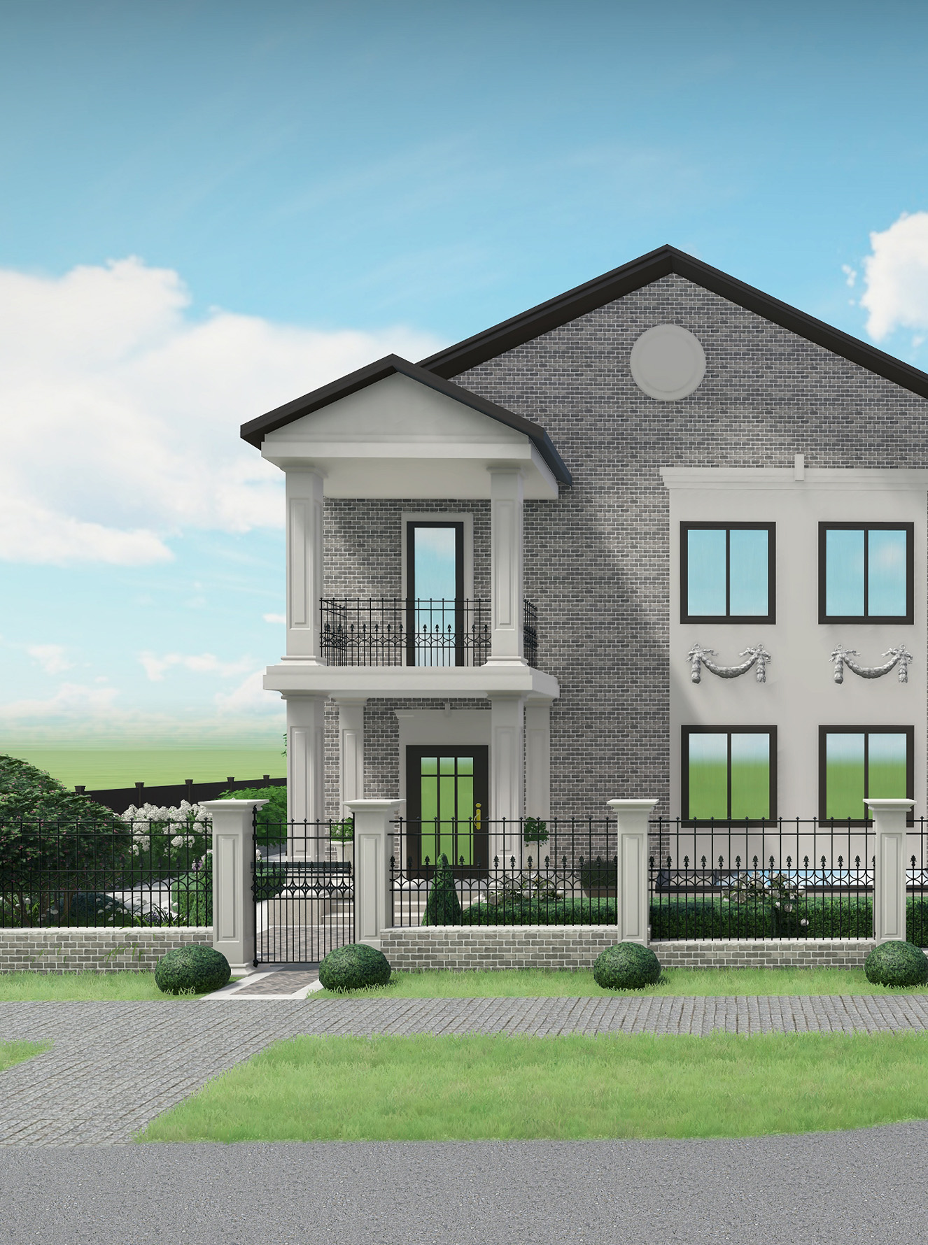 Ландшафтный дизайн участка 9 соток, Минск