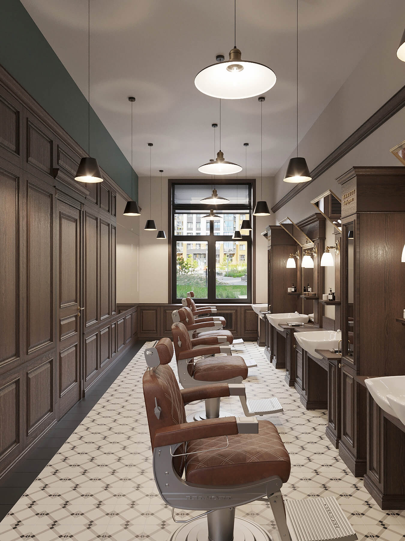 Барбершоп Шаветт 64м2, Минск<br> #DZ_Sha