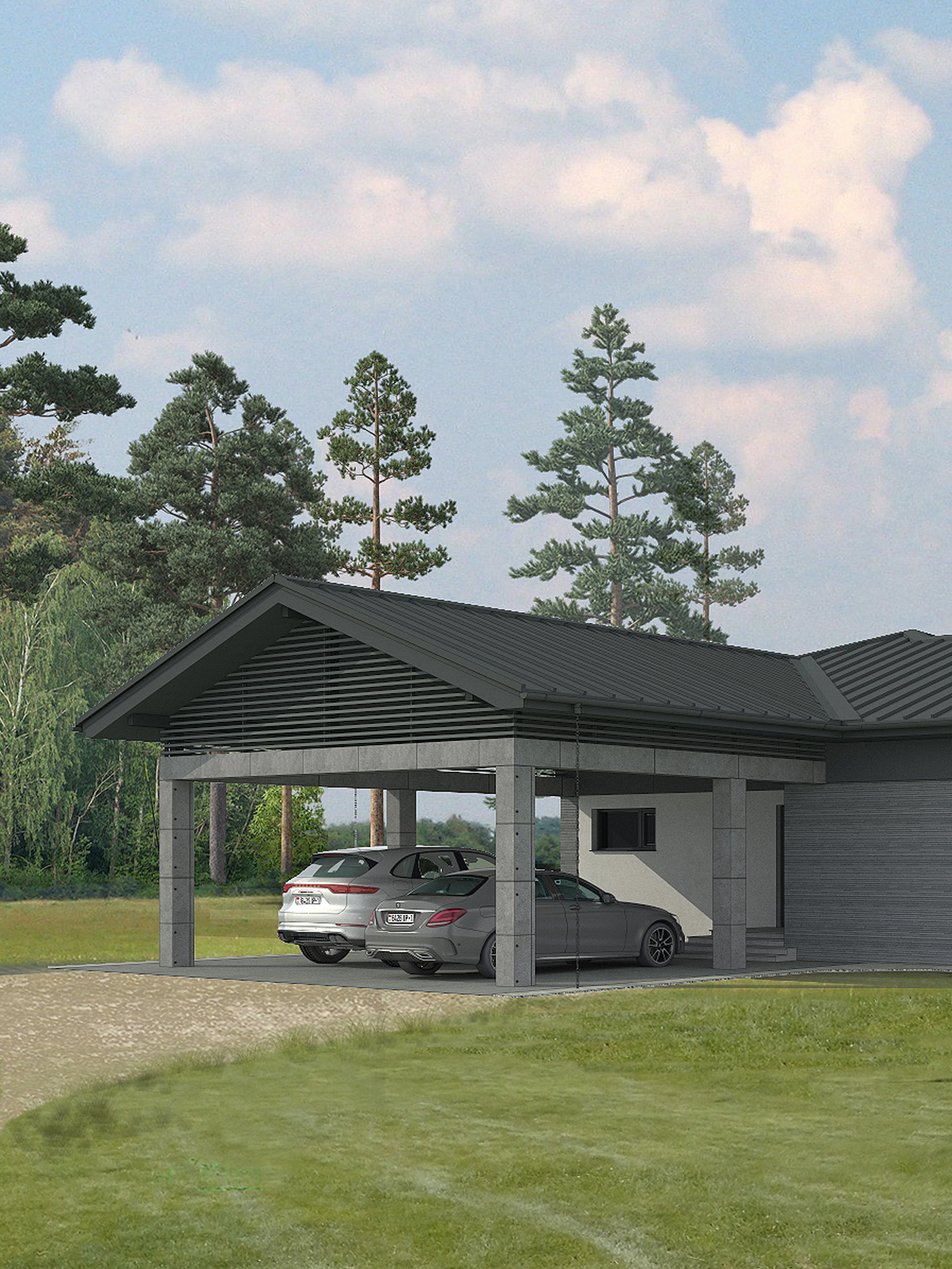 Проект дома Болойс, 205 м2