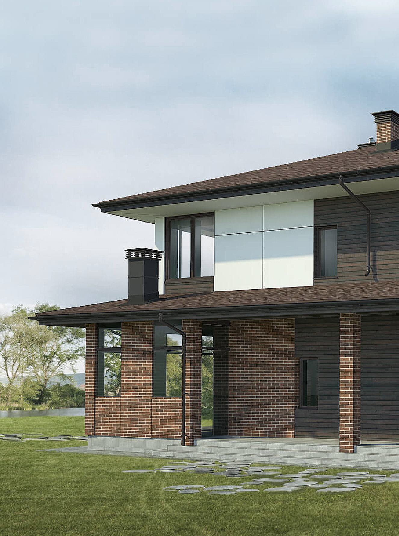 Проект дома Совонар, 285 м2