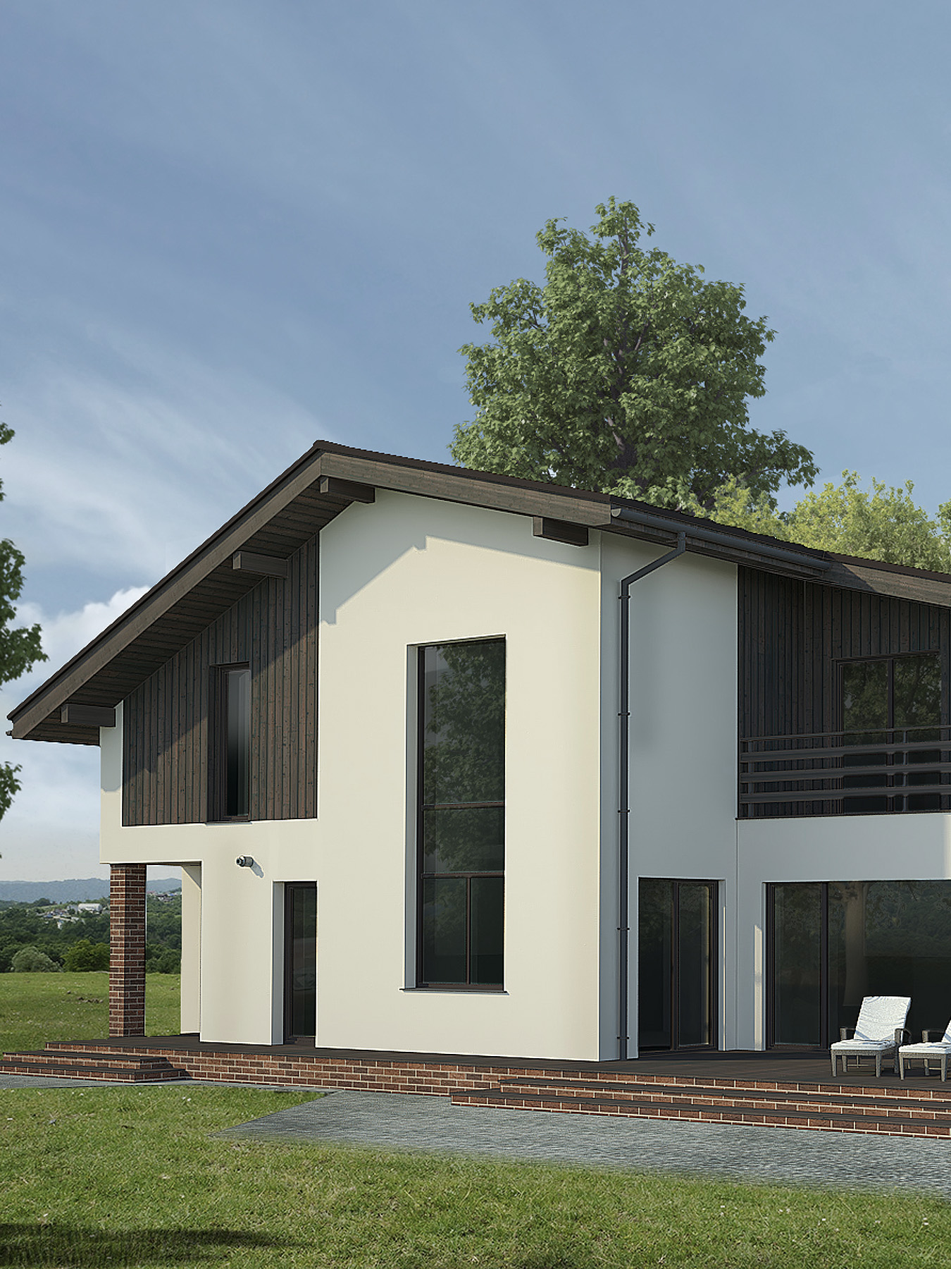 Проект дома Уснея, 207 м2