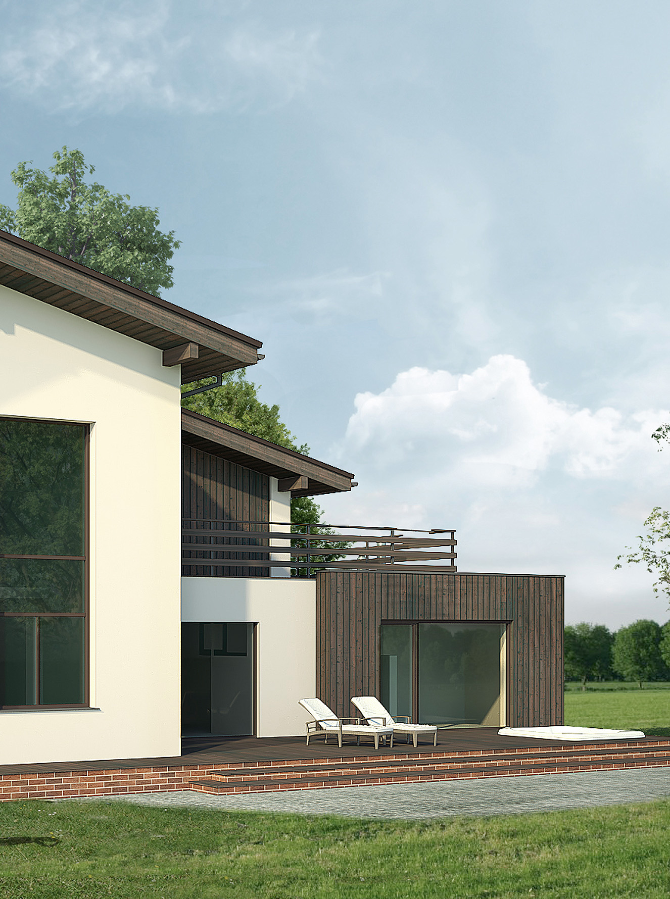 Проект дома Уснея, 207 м2