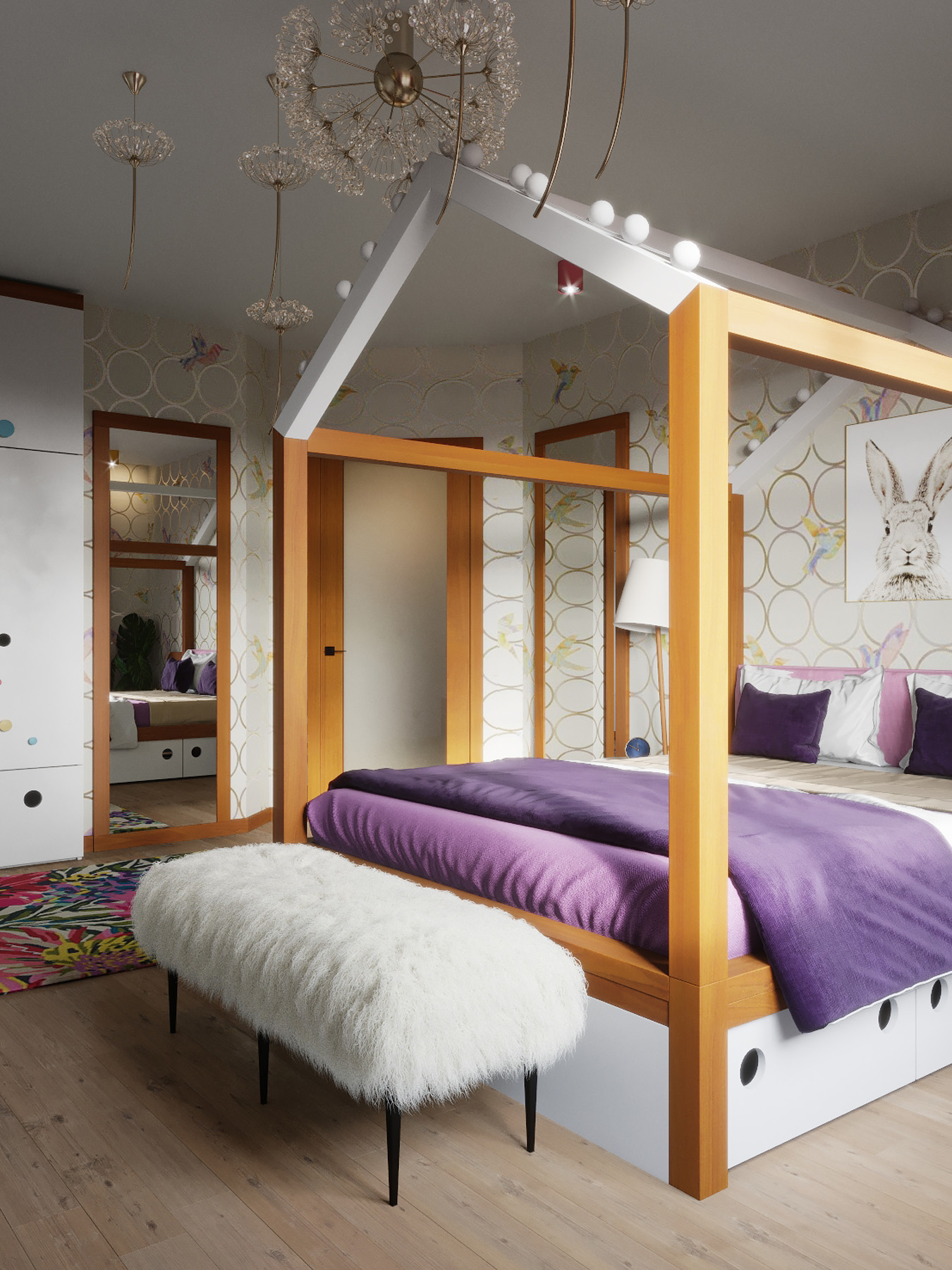 Комната девочки, 2 этаж