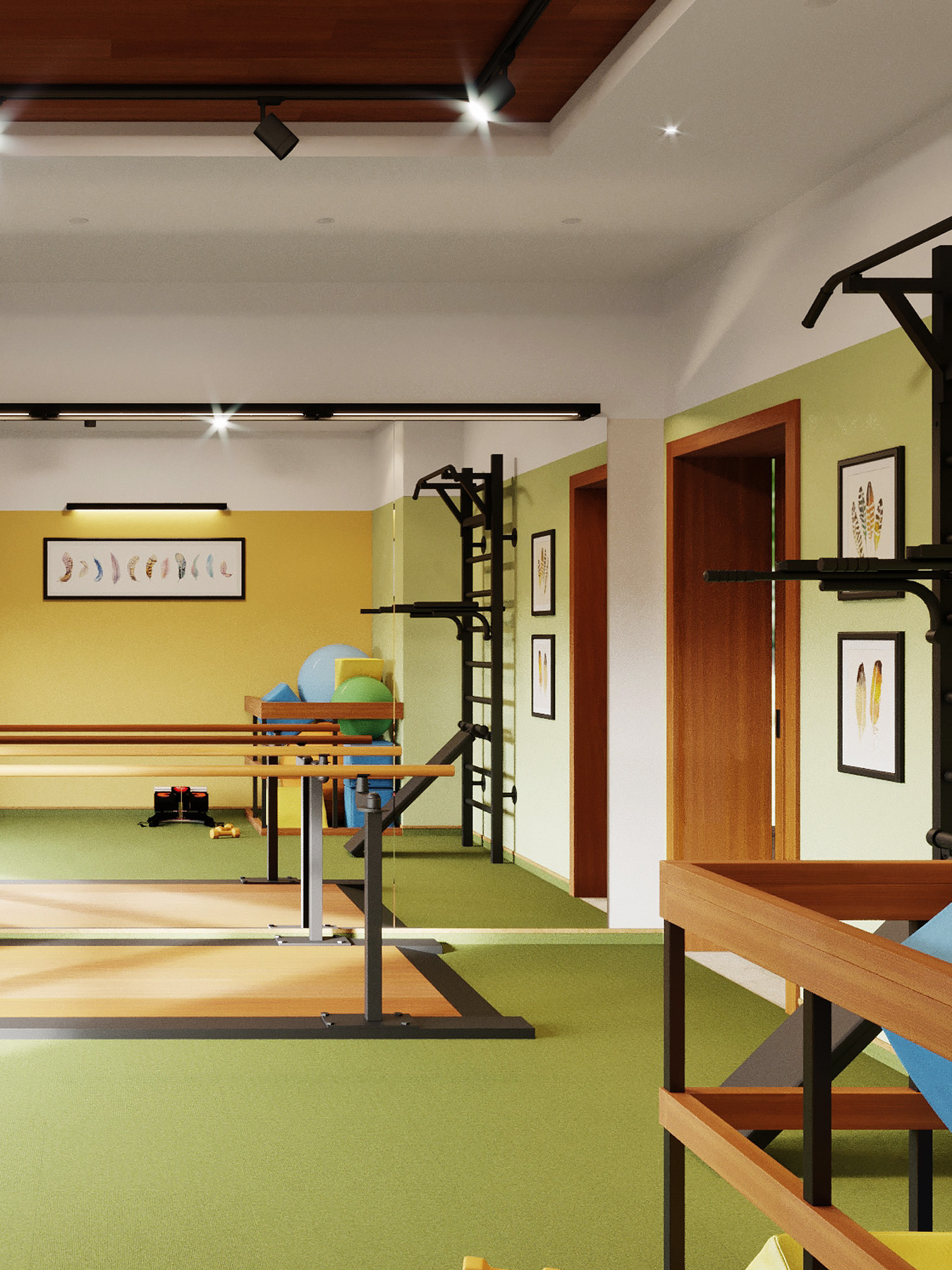 Комната для гимнастики, 1 этаж