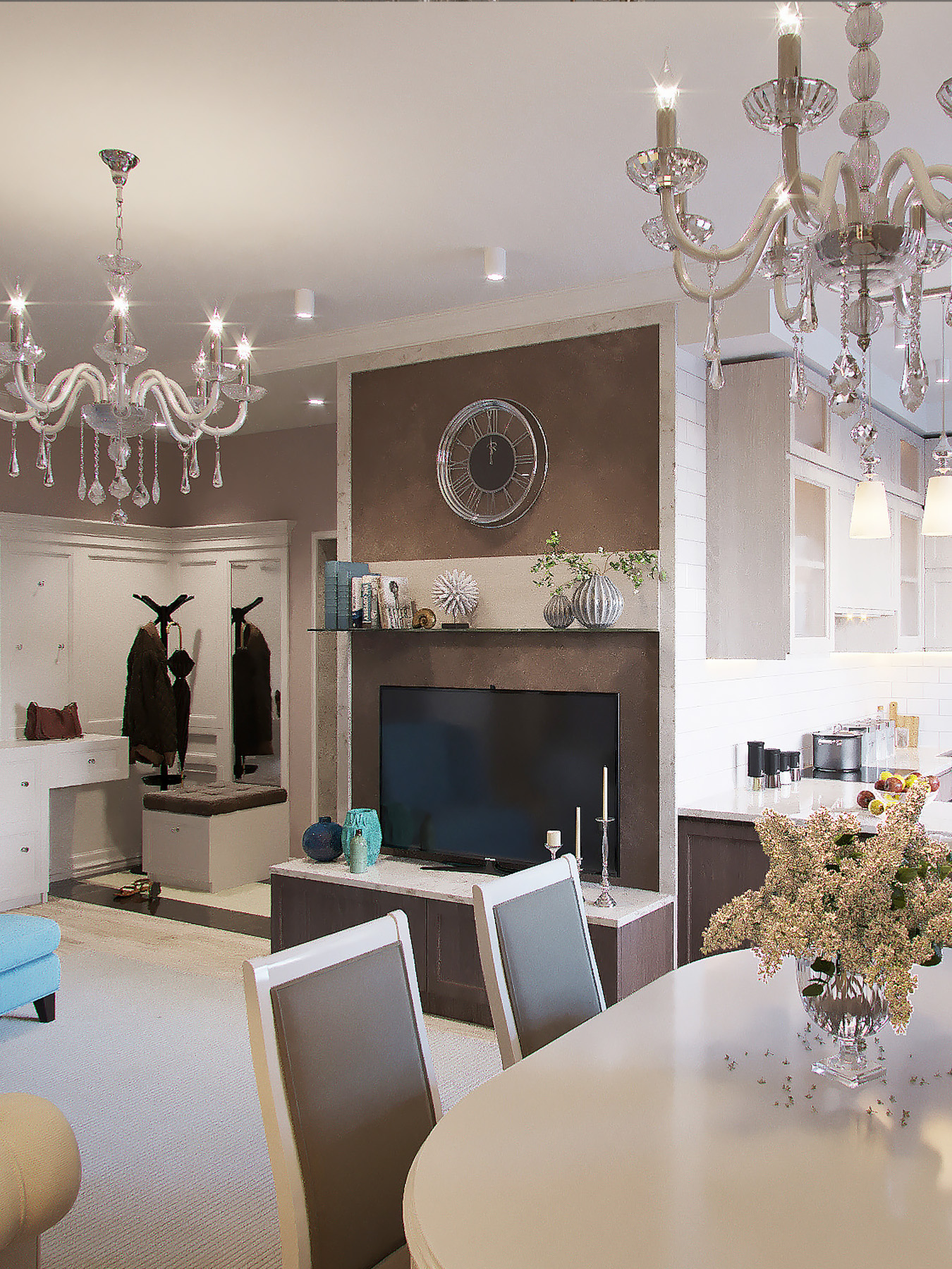 Гостиная-кухня