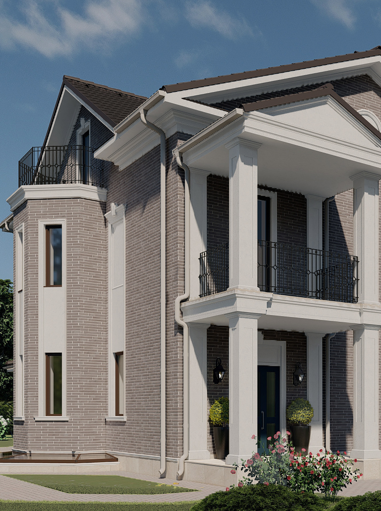 Реконструкция дома 450 м2, Минск #RZ_Tih